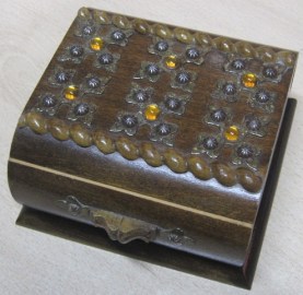 CAJA CIGARRERA MADERA VINTAGE